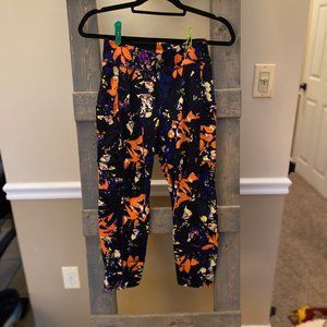 Floral Crop Leggings